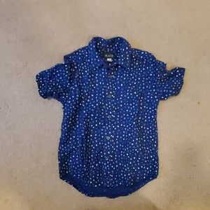 Youth Childrens Place Button Down Short Sleeve